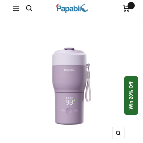 Papablic Portable Bottle Warmer & Sterilizer Pro