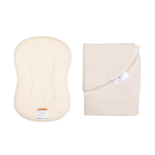 Lounger Curve + Muslin Cover Set | Natural