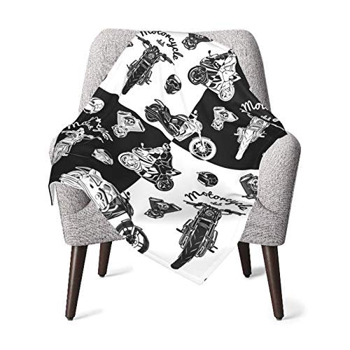 DYPOHJLRBJ Motorcycle Equipment Super Soft Toddler Newborn 30 x 40 inch Baby Blankets for Boys and Girls, Plush Swaddling Blanket for Stroller, Crib and Nursery