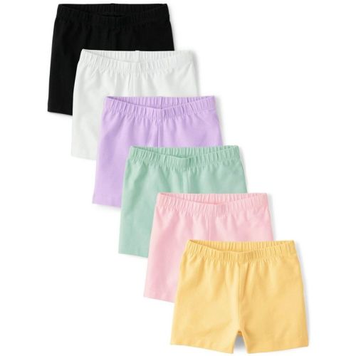 The Children's Place Toddler Girls Cartwheel Shorts 6-Pack Pink 2T