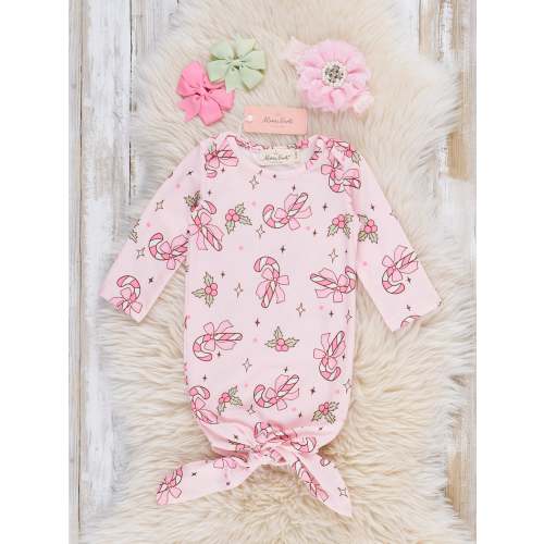 Candy Cane Snuggle Knot Gown