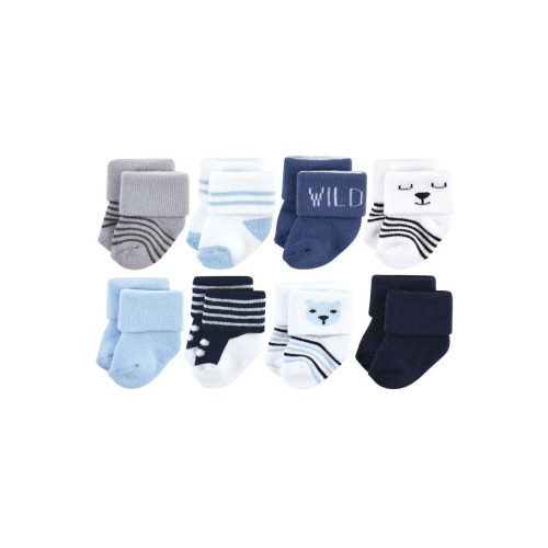 Cushioned Terry 8-pair Sock Set