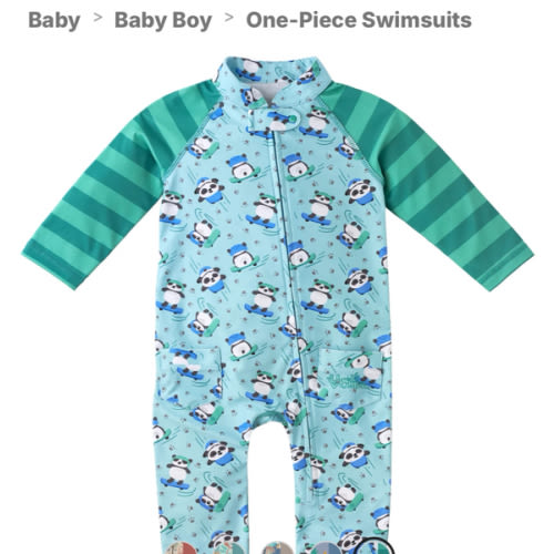 Baby Boy's One-Piece Swimsuit | Final Sale | UV Skinz®