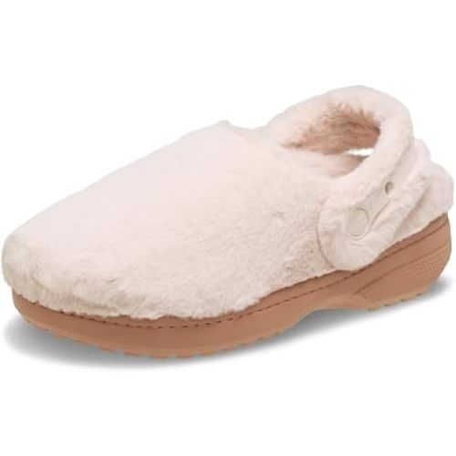 Crocs Unisex-Adult Classic Unfurgettable Lined Clogs, Fuzzy Slippers