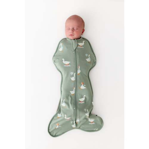 Goose Print Swaddle Bag | Baby Sleep Swaddle | Kyte Baby
