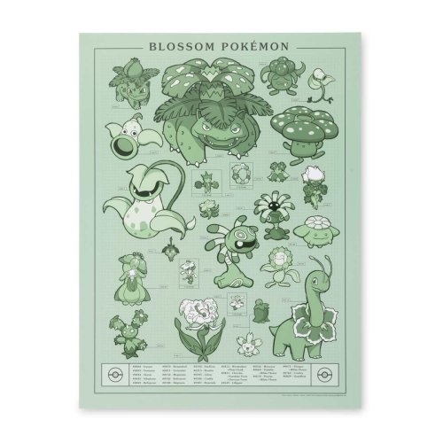 Pokémon Researcher: Blossom Pokémon Poster | Pokémon Center Official Site
