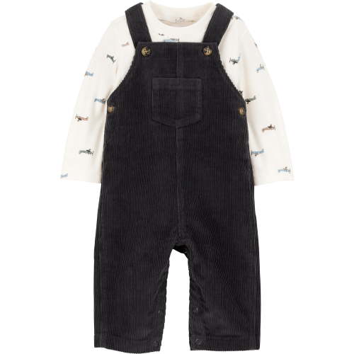 Carter's Child of Mine Baby and Toddler Boy Overalls Set, 2-Piece, Sizes 0/3-24 Months