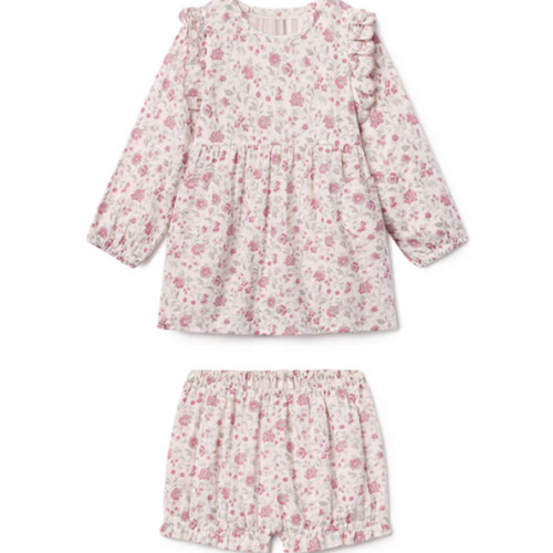 Kate Baby Set in Blushing Blooms