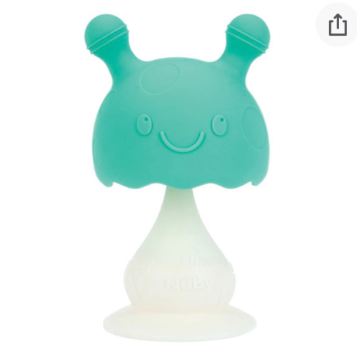 Mushroom Bobble Head Teether Toy