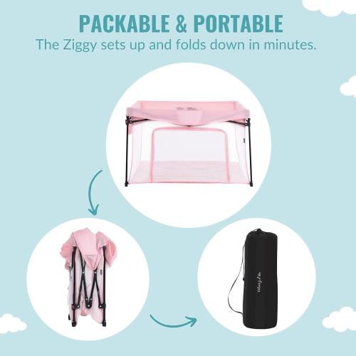 Dream On Me Ziggy Square Baby Playpen
