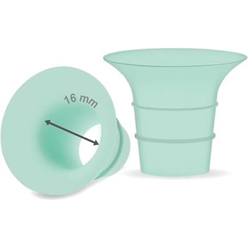 Maymom 16mm Flange Insert Compatible with Elvie Single/Double Electric, Elvie Stride 24mm Wearable Cup, Not Original Elvie Stride Replacement Pump Parts
