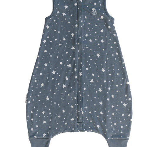 4 Season® Baby Sleep Bag with Feet, Merino Wool & Organic Cotton, Star Gray