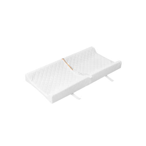 AFG Baby Furniture Vinyl Water-Resistant Contoured Diaper Changing Pad, White