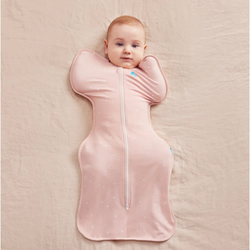 Swaddle Up™ 1.0 TOG Cotton Powder Pink Twinkle