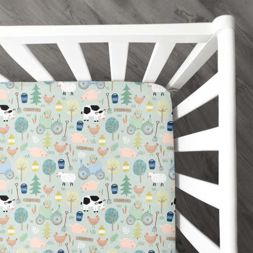 Crib Sheet | Farmyard – Audrey & Bear