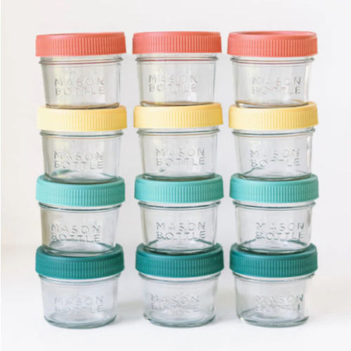 Breastmilk Storage Jar Set – Mason Bottle