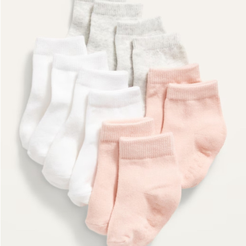 Unisex Crew Socks 6-Pack for Toddler & Baby | Old Navy