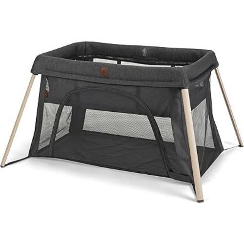 Maxi-COSI Calao Travel Playard, Infant Bassinet, Toddler Playpen, Portable, Lightweight, Foldable, Easy Setup, with Carry Bag, Breathable Mesh, Classic Graphite
