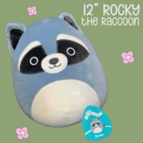 Squishmallows - 12” Rocky the Raccoon (2023)