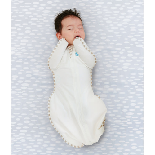 Swaddle Up™ Organic 1.0 TOG Cream Medium(13-19lbs) - United States | Love to dream