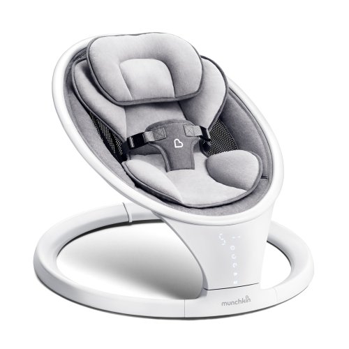 Munchkin Swing: Bluetooth® Enabled and Lightweight Baby Swing with Natural Sway in 5 Speeds and Remote Control