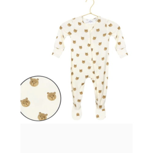 Teddy Zipper Footies