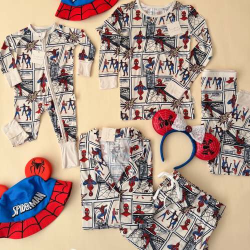 COMIC SPIDER  MATCHING BAMBOO