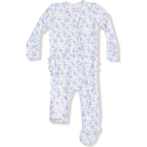 2 Way Zipper Ruffle Back Footie Romi Floral - Angel Dear | Maisonette