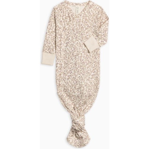 Organic Indy Wrap Gown, 0-3M