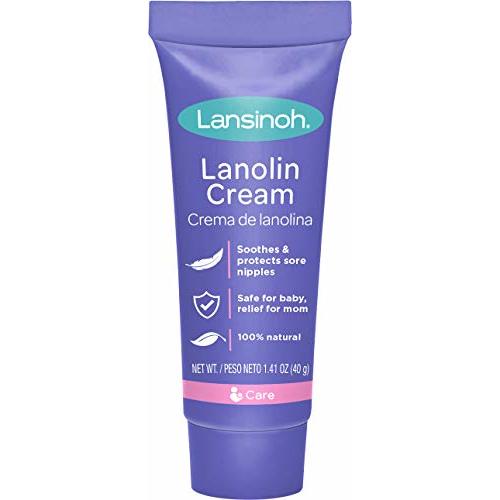 Lansinoh Lanolin Nipple Cream for Breastfeeding, 1.4 Oz Tube