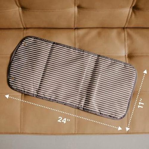 Parker Baby Portable Changing Pad for Diapers | Large & Travel-Friendly Baby Diapers Changing Pad | Leak Free & Washable | Foldable Diaper Mat for Nursery | Padded for Extra Comfort | For All Surfaces