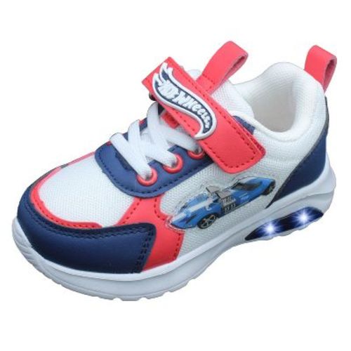 Hot Wheels Toddler Boys' Light-Up Sneakers