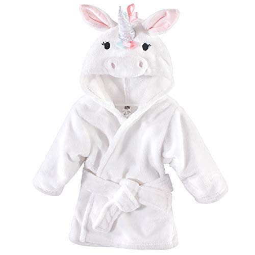 Hudson Baby Unisex Baby Plush Animal Face Bathrobe
