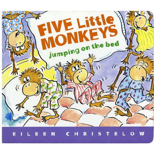 5 Little Monkeys Jumping on the Bed (Board Book)