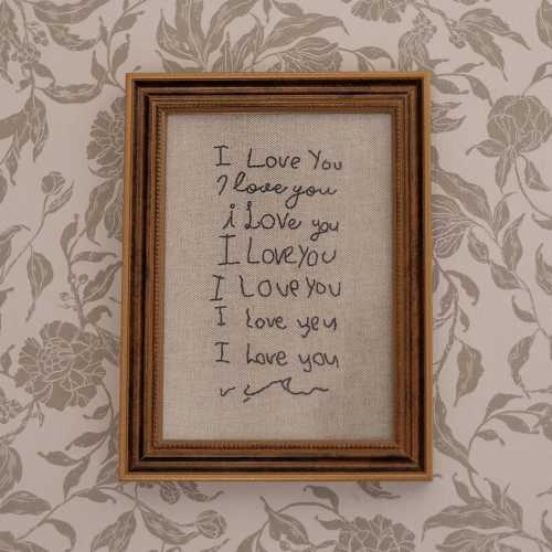 Handwritten Note Keepsake | Custom Handwriting Embroidery
