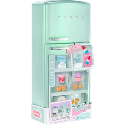 Little Tikes Sweet Spaces Modular Kitchen Refrigerator – Sea Foam, Imaginative Play, Pretend Play Kitchen, Boys and Girls Ages 3+ Years