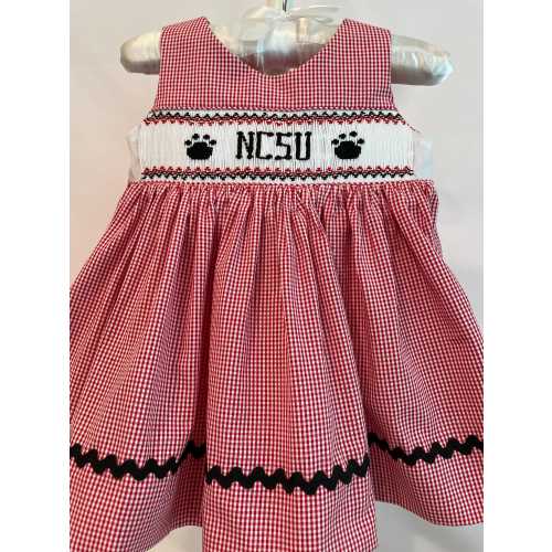 Collegiate Hand Smocked Sundress/Jumper