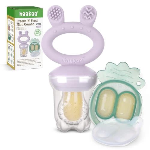 Haakaa Baby Fruit Food Feeder (Lavender)