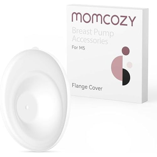 Momcozy M5 Smart APP Controlled Wearable Breast Pump, Hands-Free Wireless Electric Pump, 3 Modes 9 Suction Levels, BPA-Free, Portable Lightweight, 24mm Flange, 2-Pack Cozy Red