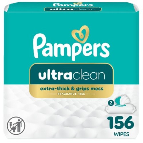 Pampers Ultra Clean Baby Wipes - 156ct