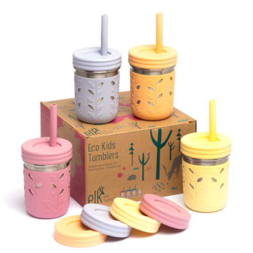 Stainless Steel 10oz Drinking Tumblers + Food Storage