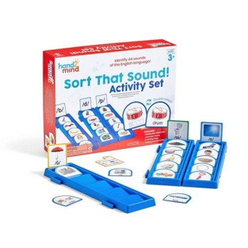 Hand2Mind Sort That Sound! Activity Set: Preschool Reading & Writing Learning Kit