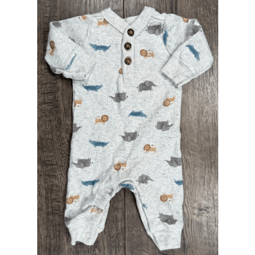 Baby Boy Clothes Child Mine Carter's Preemie Fun Safari Animals Outfit
