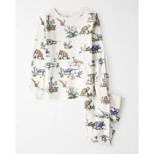 Kid Dinosaur Print Organic Cotton 2-Piece Pajamas - Little Planet | Carter's