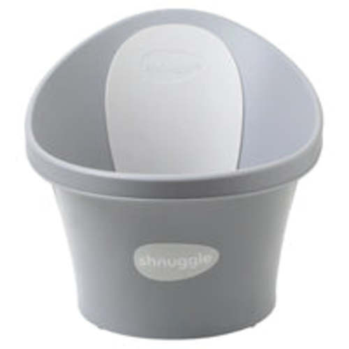 Shnuggle Baby Bath With Plug Pebble Grey