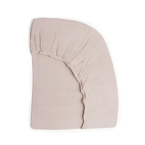 Organic Breathable Muslin Crib Sheets (COLOR: PETAL)