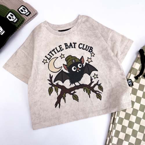 LITTLE BAT CLUB OVERSIZED TEE – Skeletots