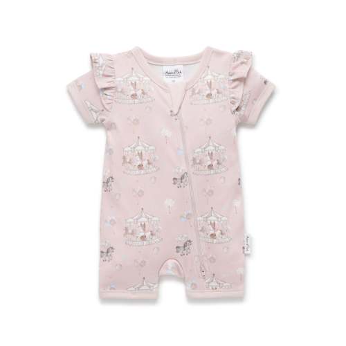 Carousel Ponies Zip Romper