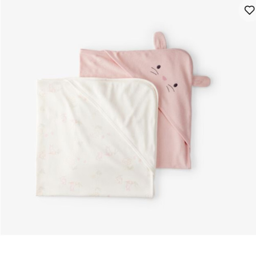 Baby 2-Pack Hooded Towels - Pink - Carter's | Carter's