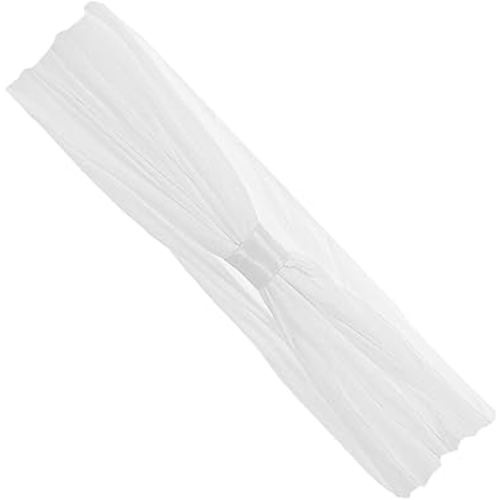 Wee Ones Baby Girls' Add-a-Bow Soft Stretch Nylon Baby Band, White, 0-6 Months